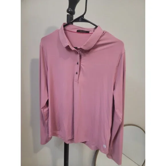 Greyson Women's Scarlett Xl Polo, Size: Xl, Color: Rose Quartz (J506) New NWT - Picture 2 of 7